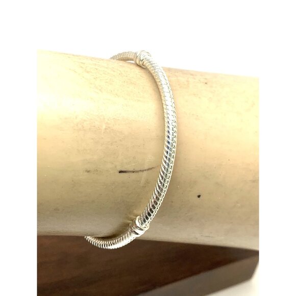 PANDORA Women's Bracelet Heart .925 Sterling Silver With Box 6'' Wrist Size - Picture 10 of 11